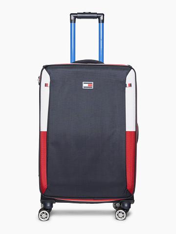 Férfi Tommy Hilfiger 25" Soft Case Luggage suitcases Kék | HU 1544PJJ
